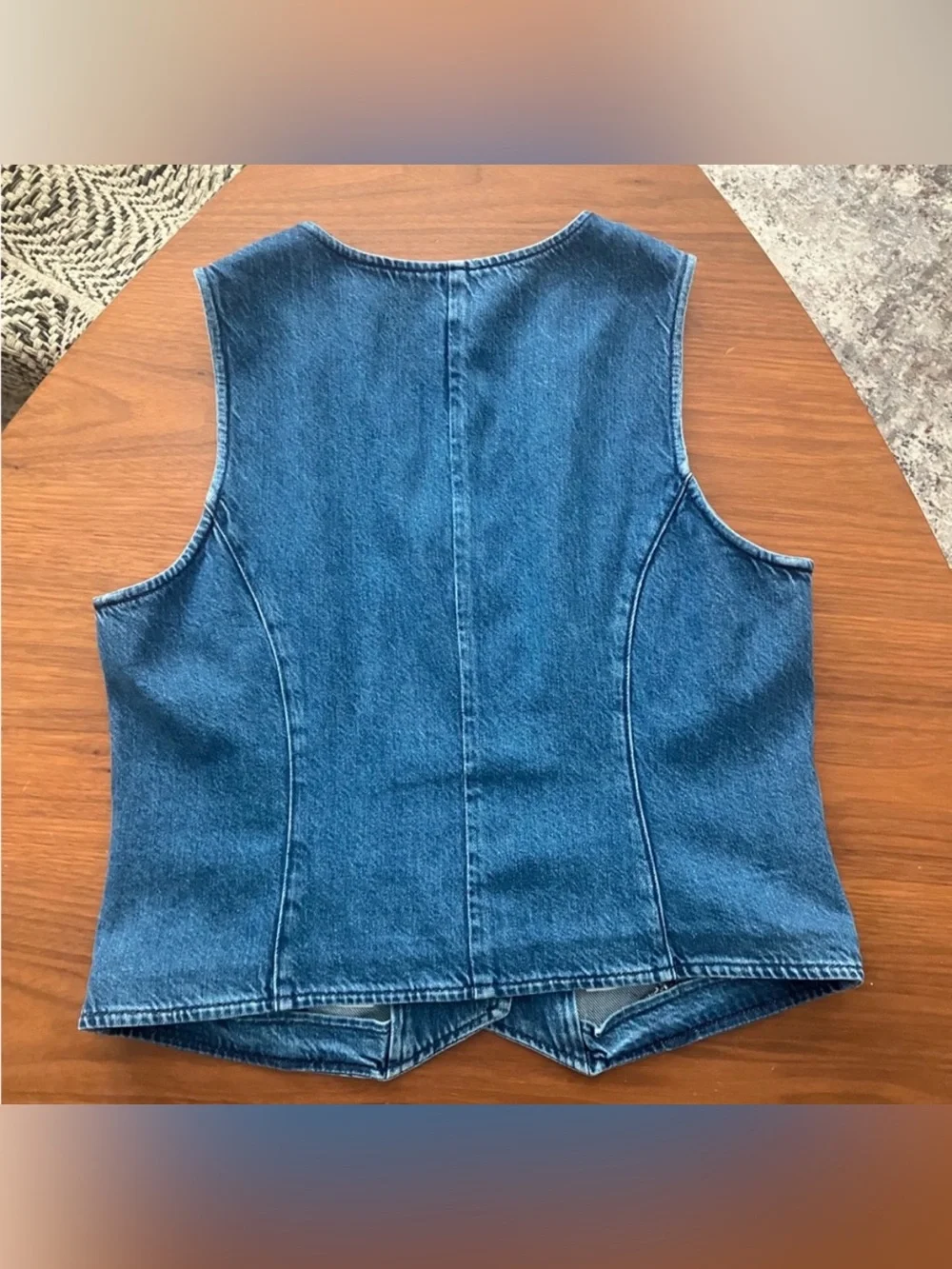 J. Crew Classic Blue Denim Vest